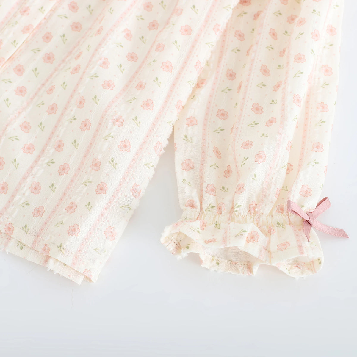 قميص بنمط الزهور للبنات المواليد