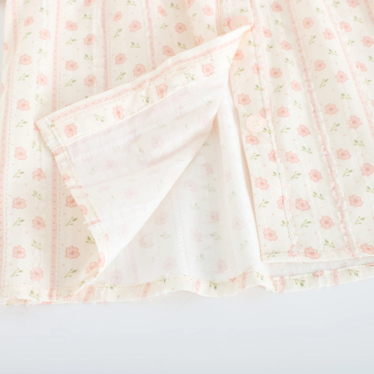 قميص بنمط الزهور للبنات المواليد