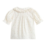 قميص بنمط الزهور للبنات المواليد