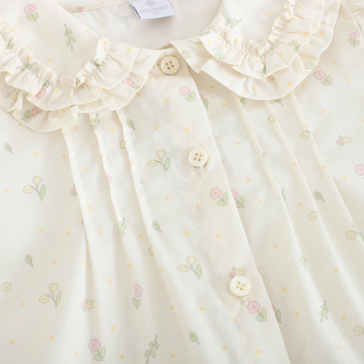 قميص بنمط الزهور للبنات المواليد