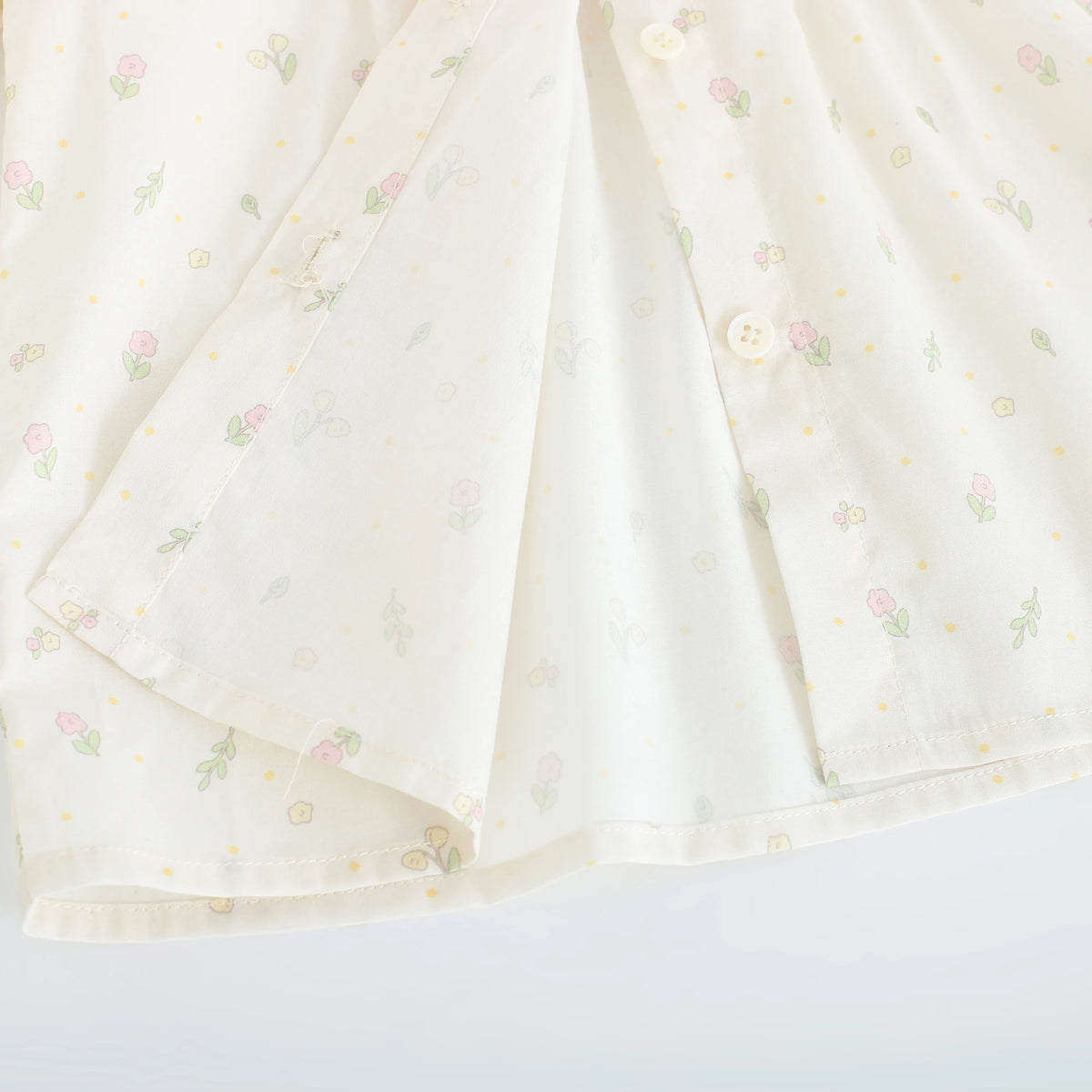 قميص بنمط الزهور للبنات المواليد