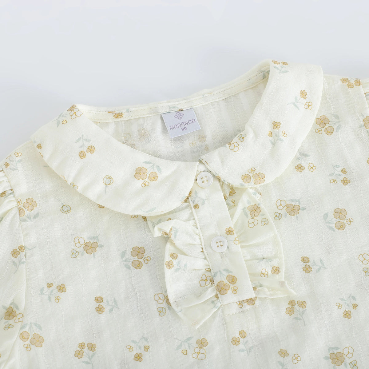 قميص بنمط الزهور للبنات المواليد