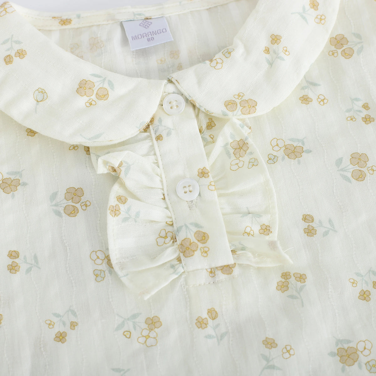 قميص بنمط الزهور للبنات المواليد