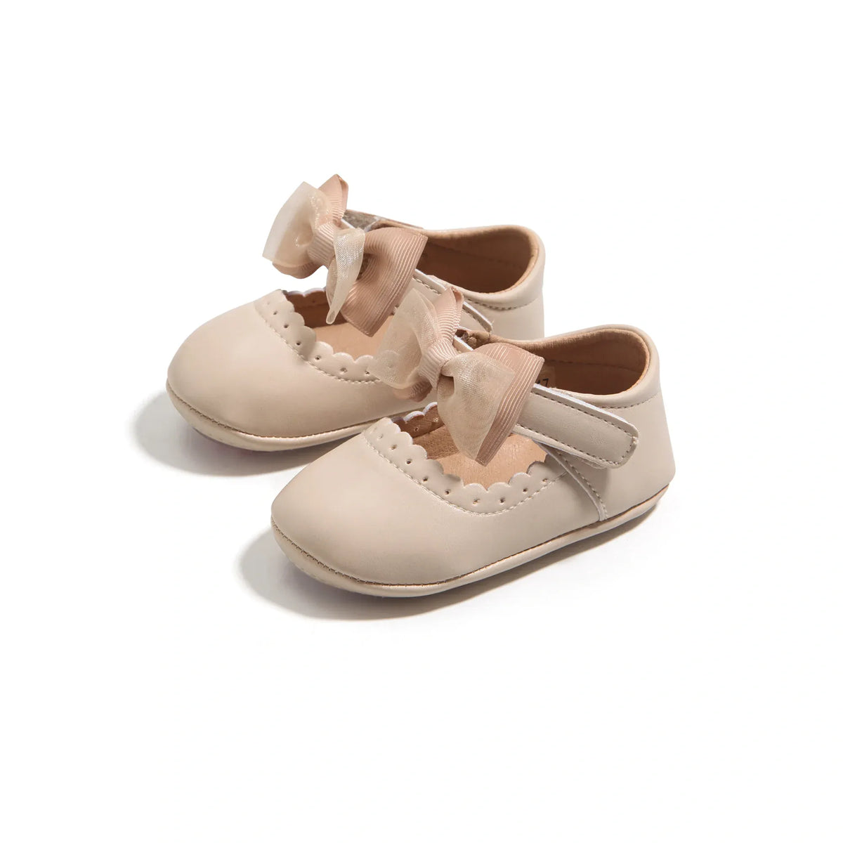 Beige Elegant Ballerina For Baby Girl Image