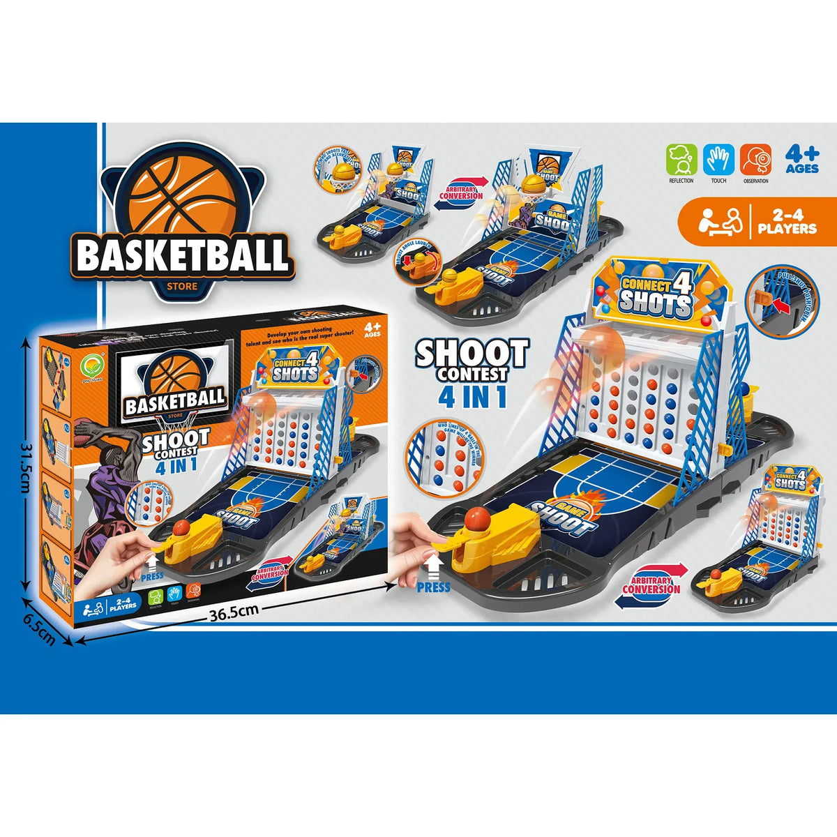 4Y Multicolor Shooting 4-In-1 for Unisex Image