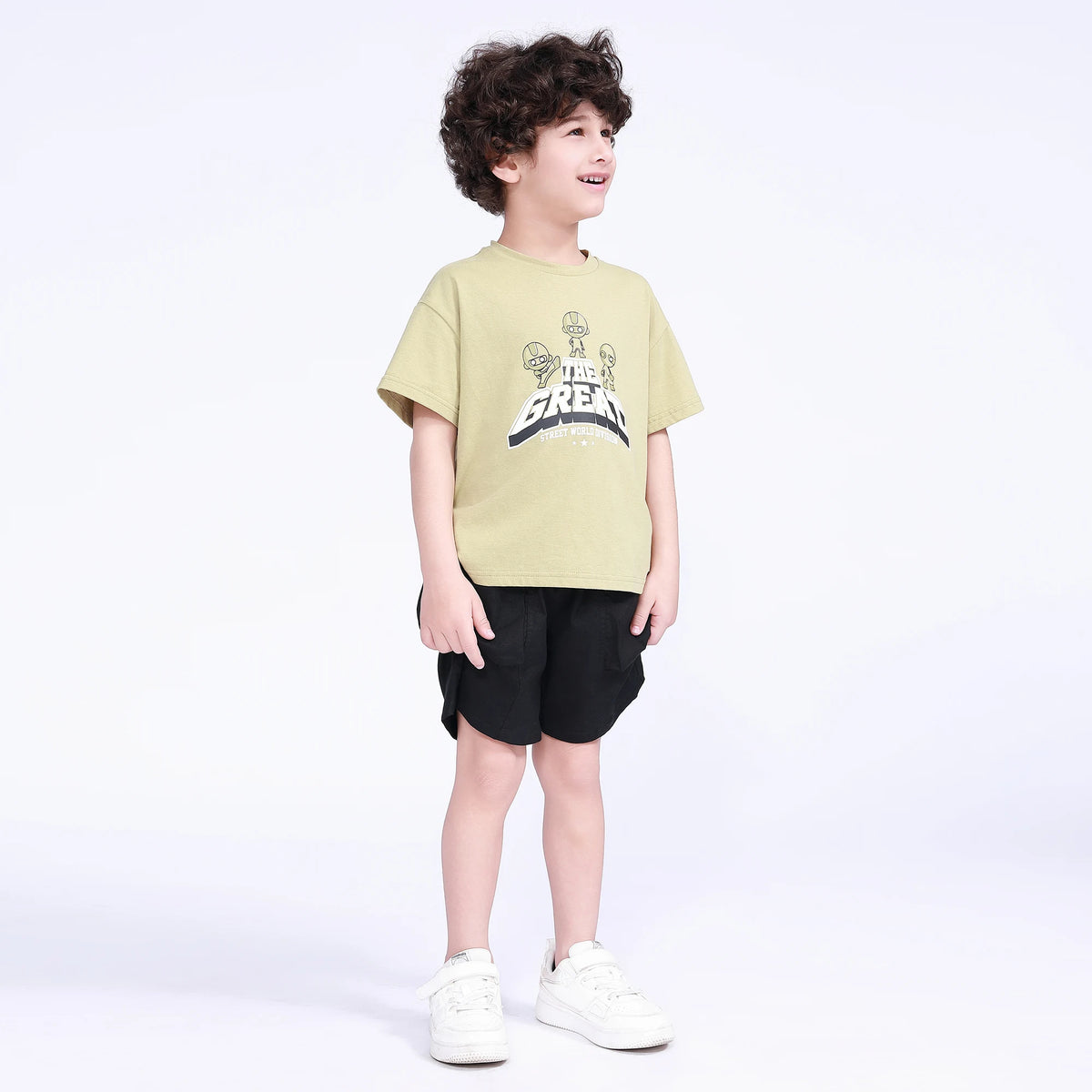Plain Shorts for Boys Image
