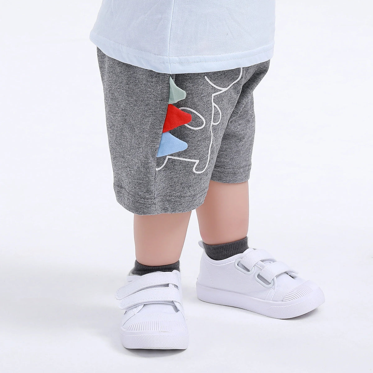 Printed Street Look Shorts for Baby Boy Image