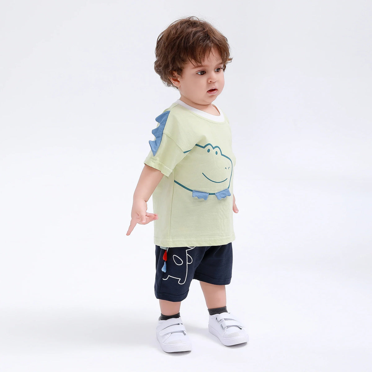 Printed Street Look Shorts for Baby Boy Image