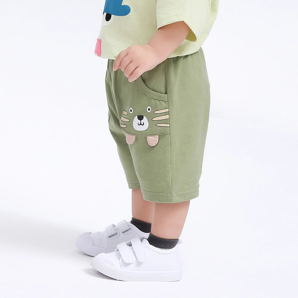 Printed Street Look Shorts for Baby Boy Image