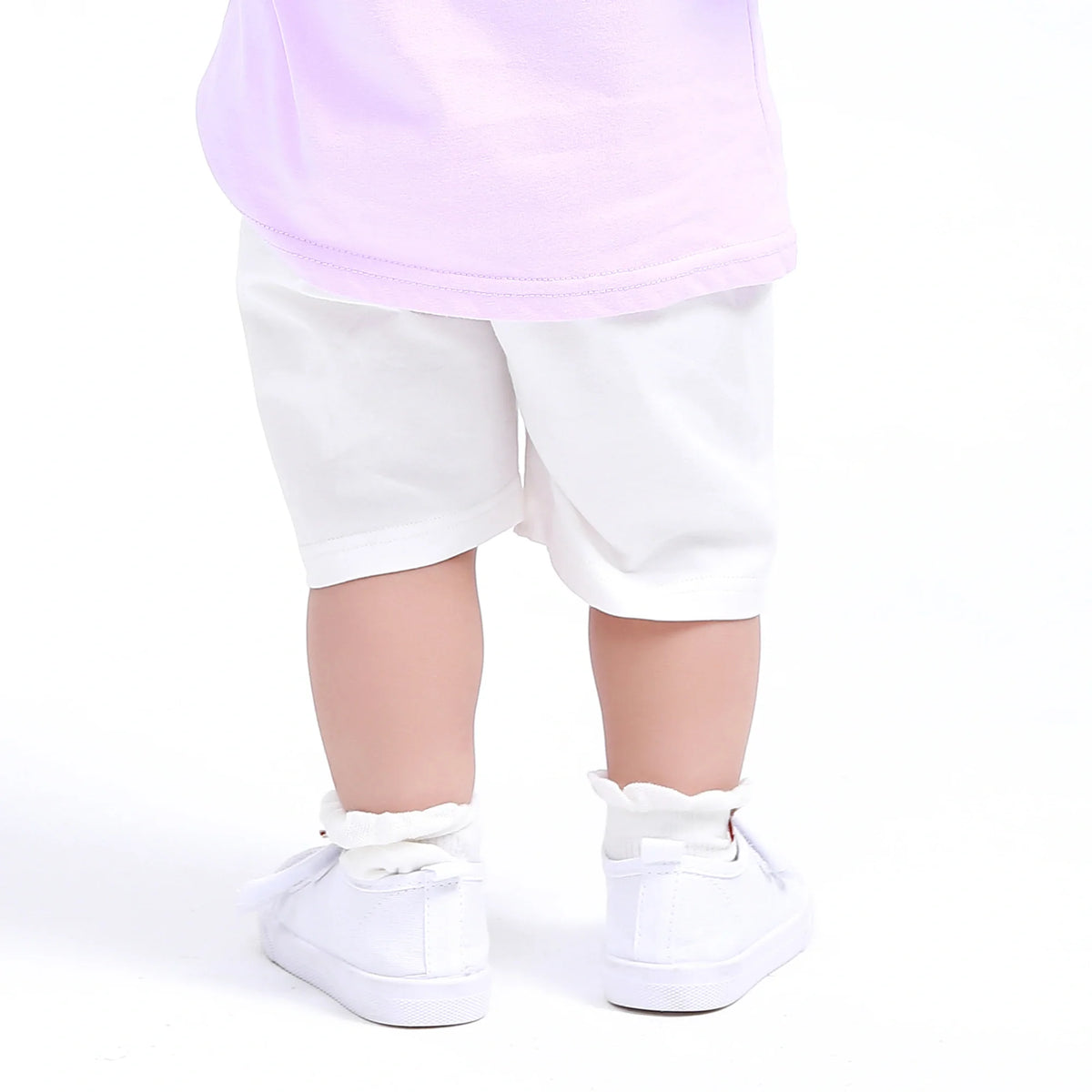 Floral Street Look Shorts for Baby Girl Image