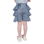 Washed Jeans Classic Shorts For Girls Image