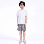 Checked Shorts for Boys Image