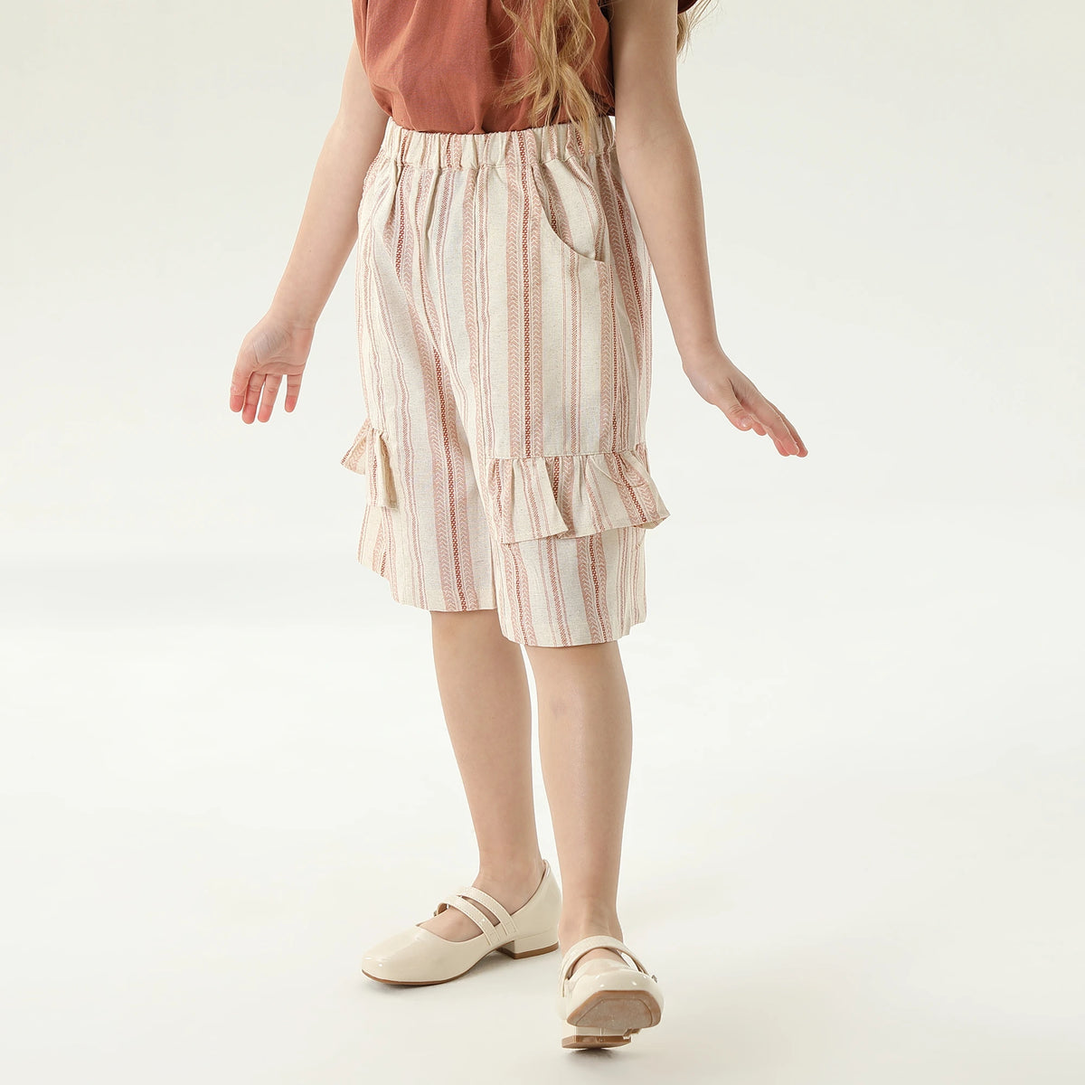 شورت مخطط للبنات