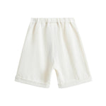 شورت سادة بخصر مطاطي للمواليد الأولاد