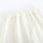 شورت سادة بخصر مطاطي للمواليد الأولاد