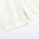 شورت سادة بخصر مطاطي للمواليد الأولاد