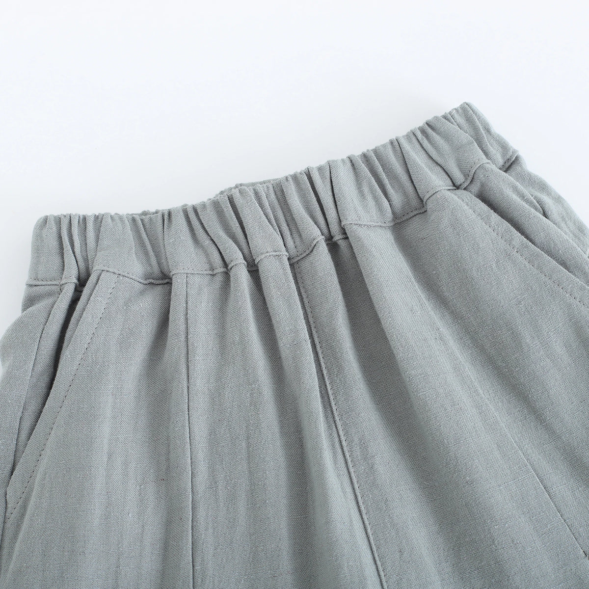 شورت سادة بخصر مطاطي للمواليد الأولاد