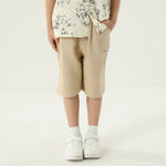 شورت مزين بطباعة للأولاد