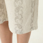 شورت كاجوال مزين بطباعة للأولاد