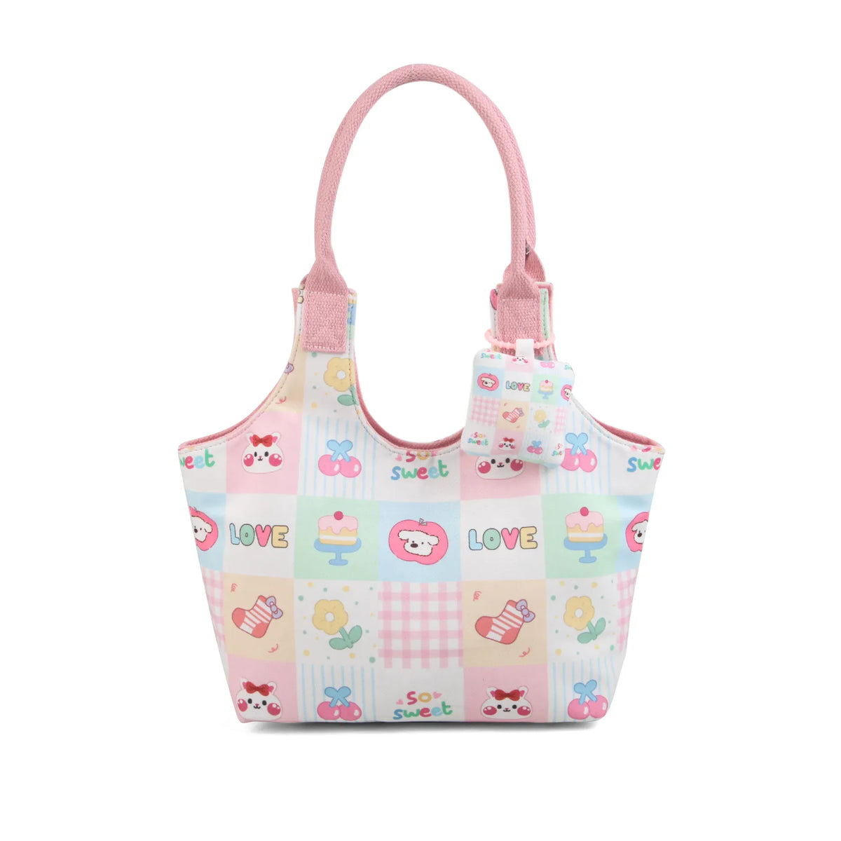 Free Pink Shoulder Bag for Girls Image