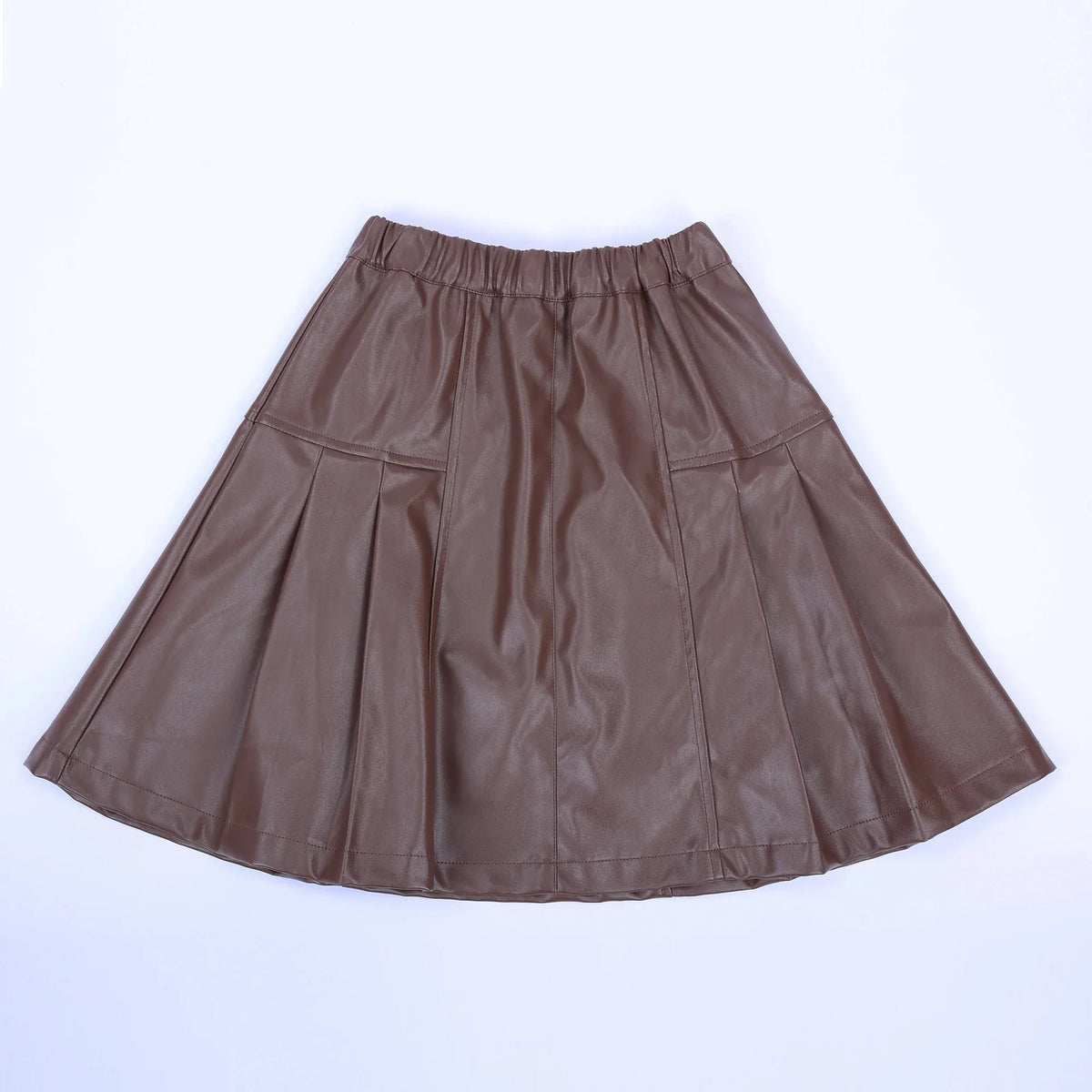 Casual Plain Skirt for Girls Image