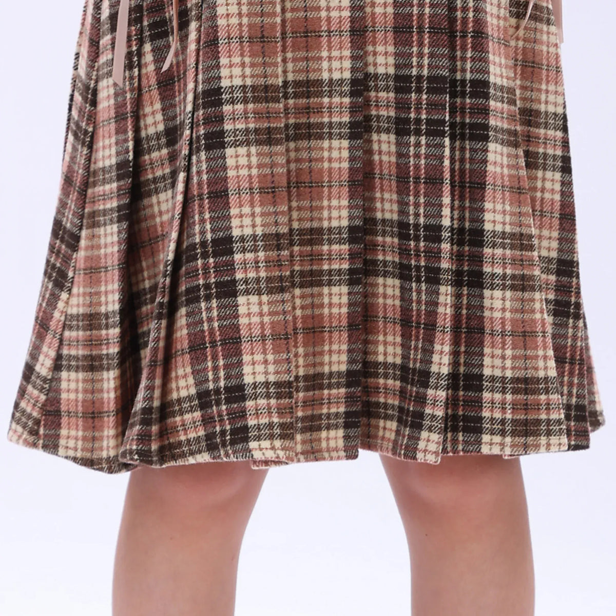 Casual Checked Skirt for Girls Image