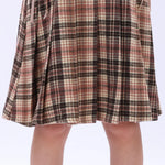 Casual Checked Skirt for Girls Image