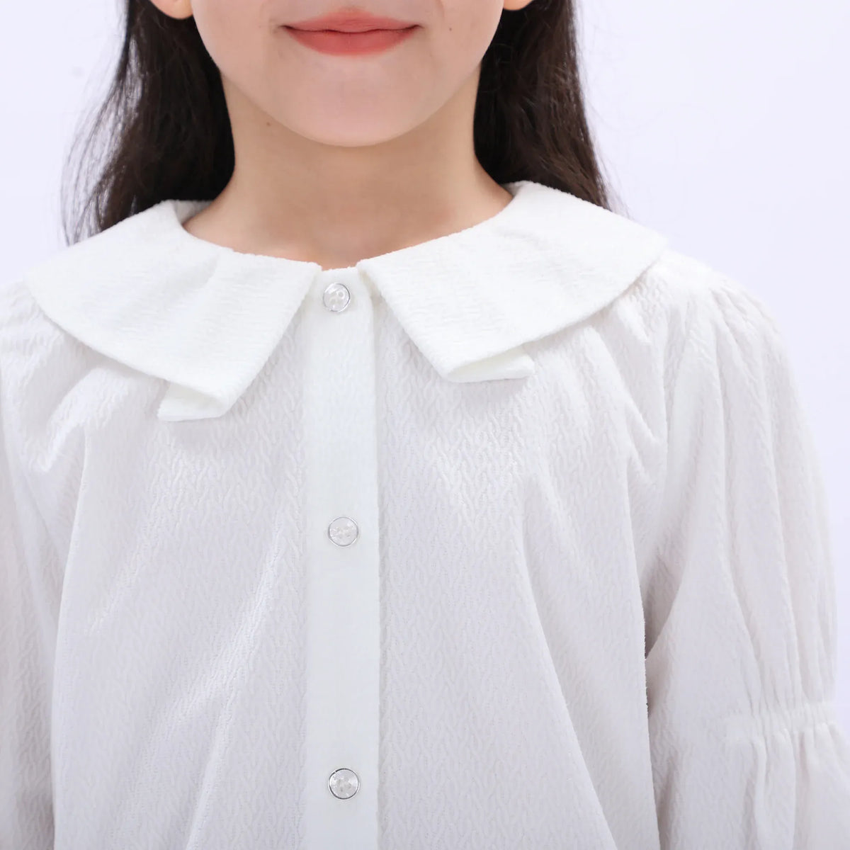 Casual Jacquard Shirt for Girls Image
