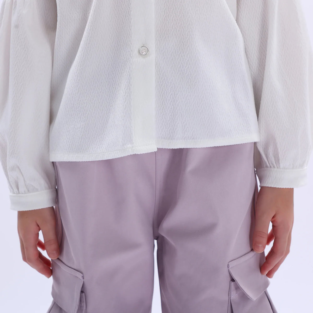 Casual Jacquard Shirt for Girls Image