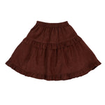 Casual Plain Skirt for Girls Image