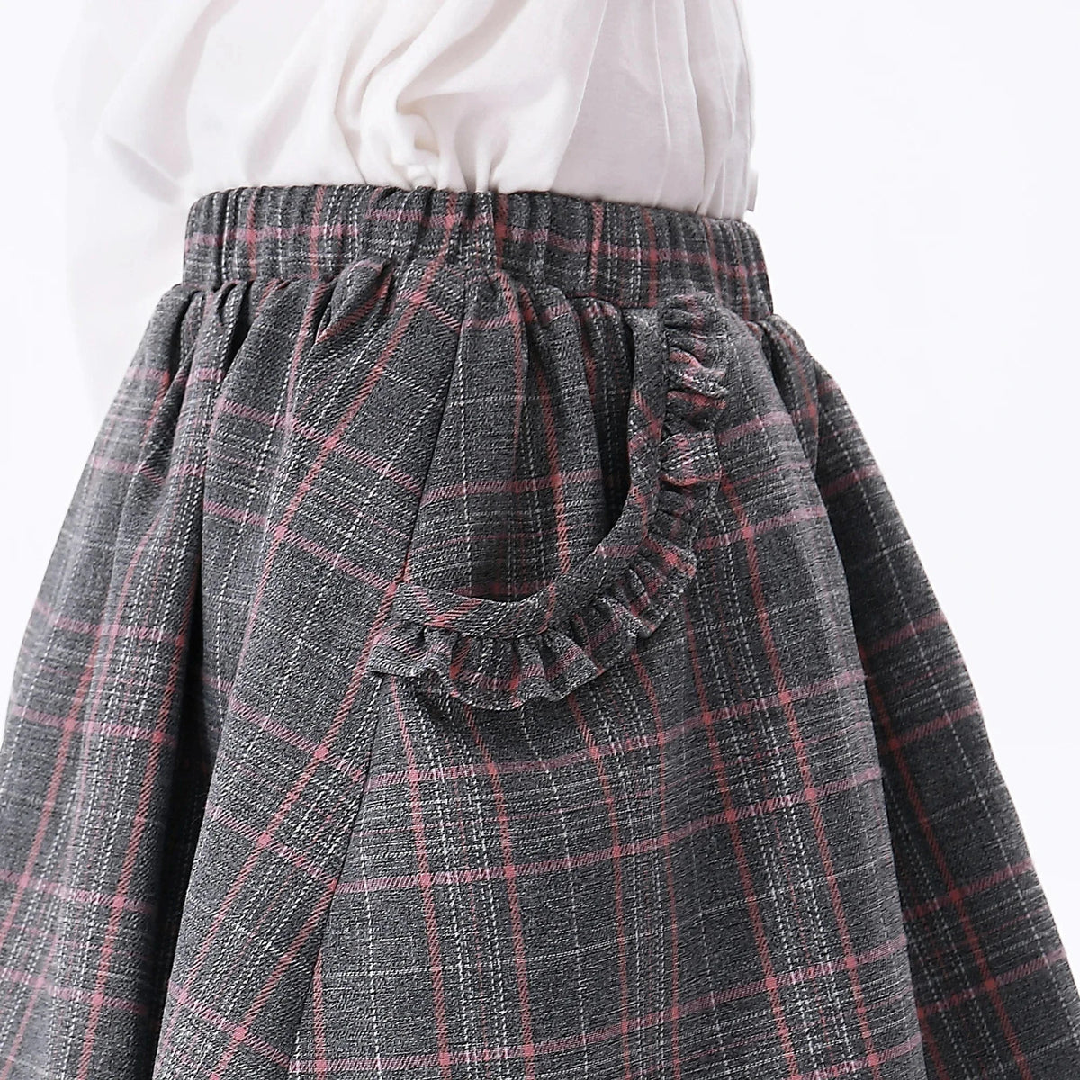 Casual Checked Skirt for Baby girl Image