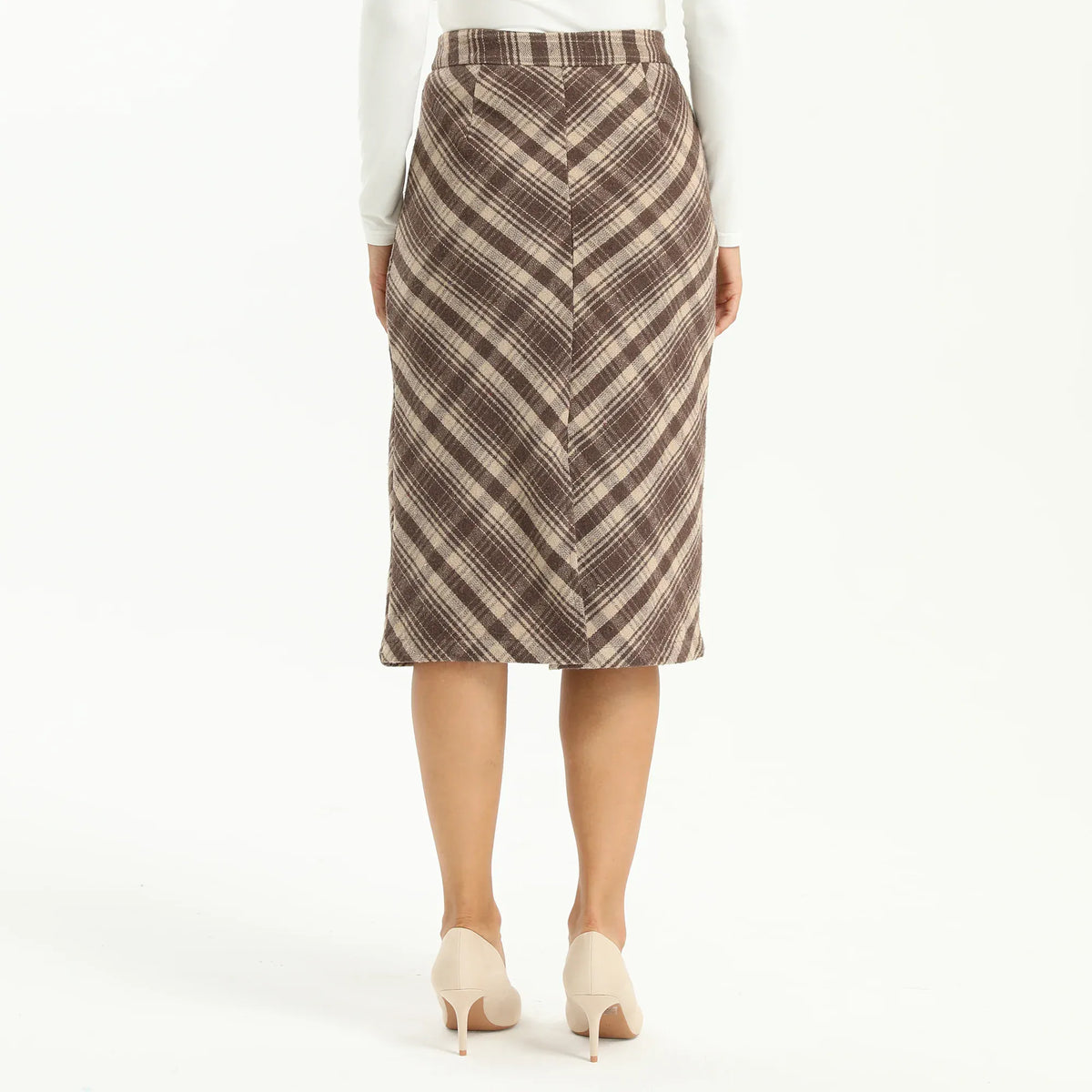 Elegant Checked Skirt for Women Image