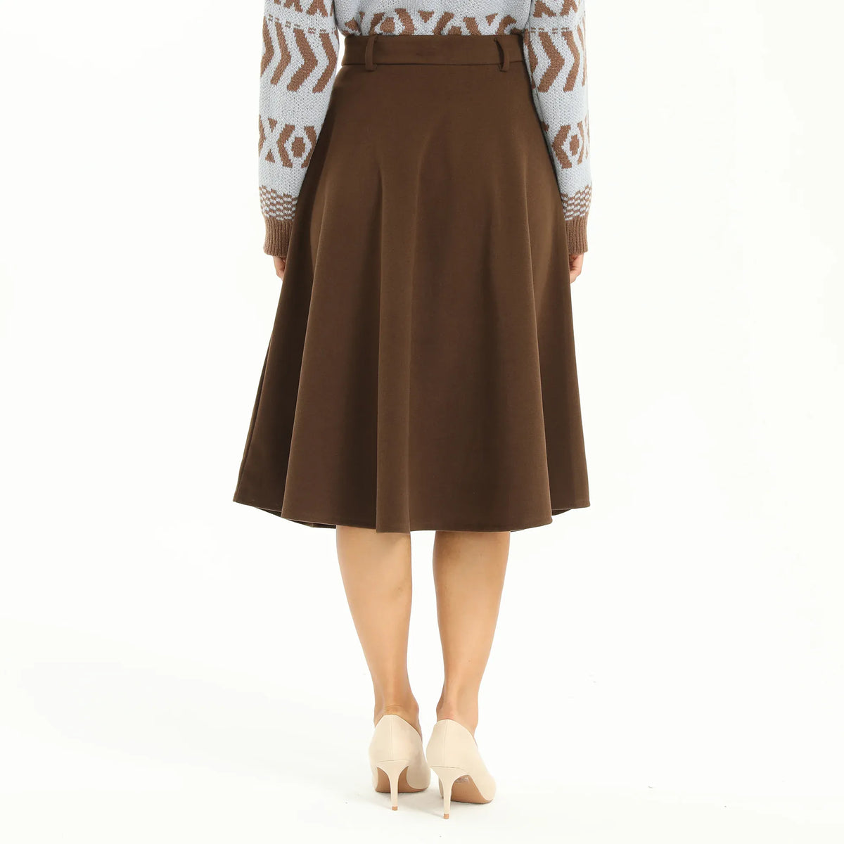 Elegant Plain Skirt for Women Image