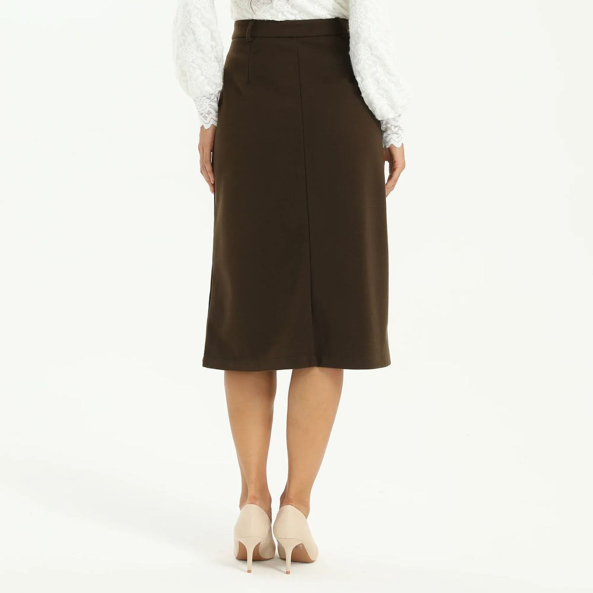 Elegant Plain Skirt for Women Image