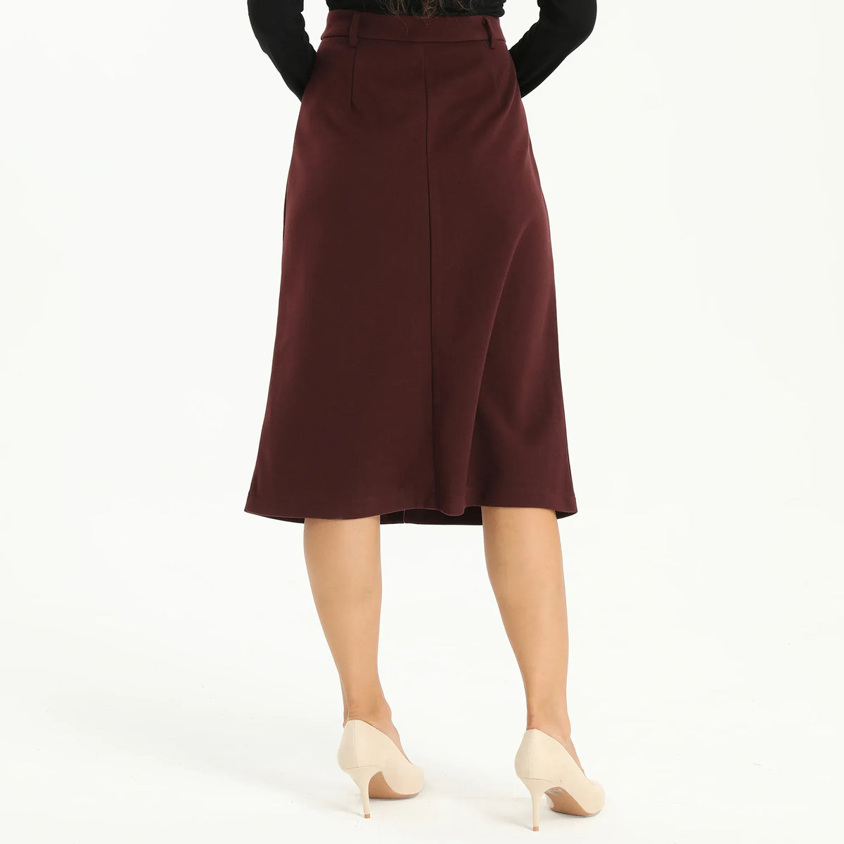 Elegant Plain Skirt for Women Image