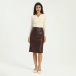 Elegant Plain Skirt for Women Image