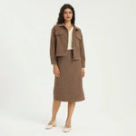 Elegant Checked Skirt for Women Image