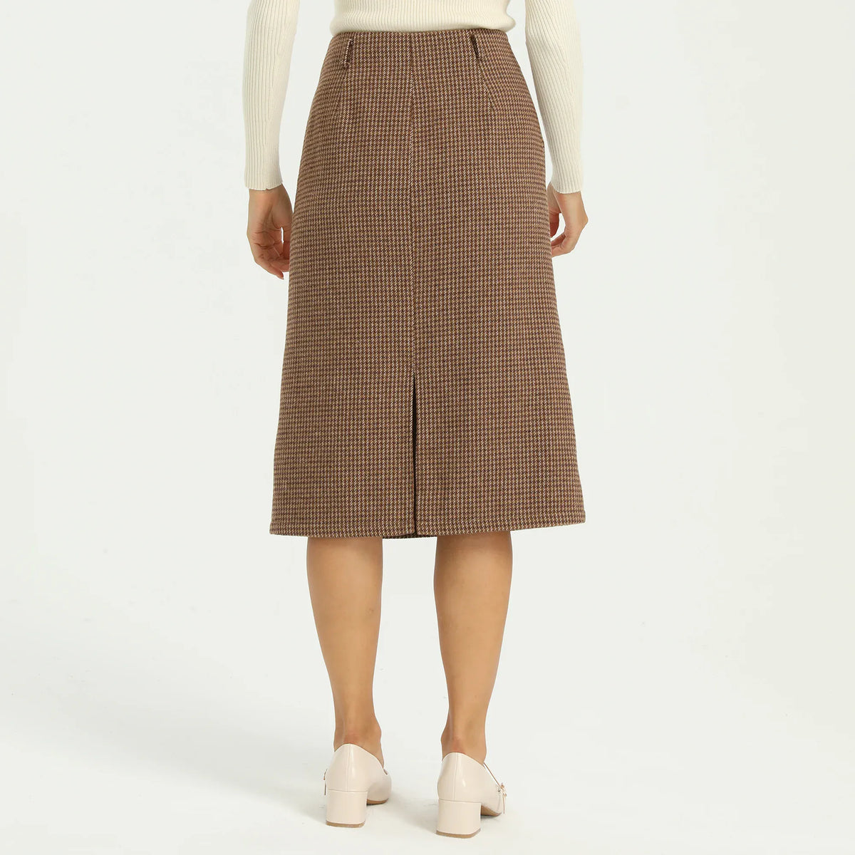 Elegant Checked Skirt for Women Image