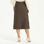 Elegant Solid Skirt for Women Image