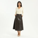 Elegant Plain Skirt for Women Image