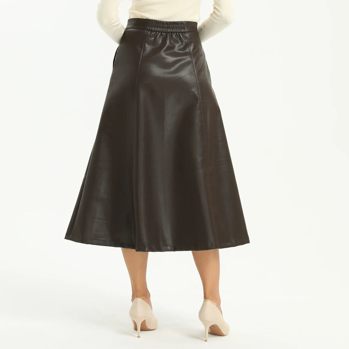 Elegant Plain Skirt for Women Image
