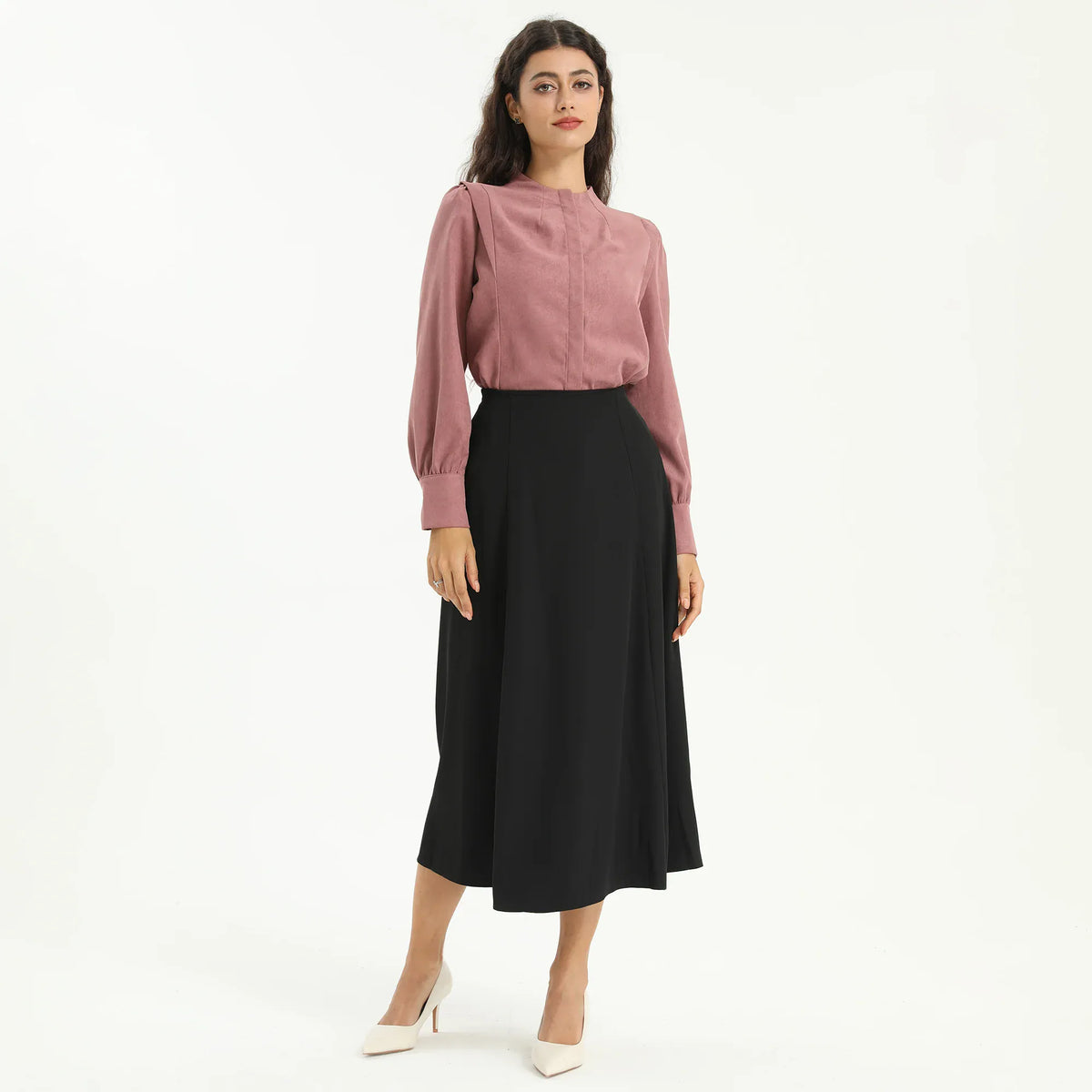 Elegant Plain Skirt for Women Image