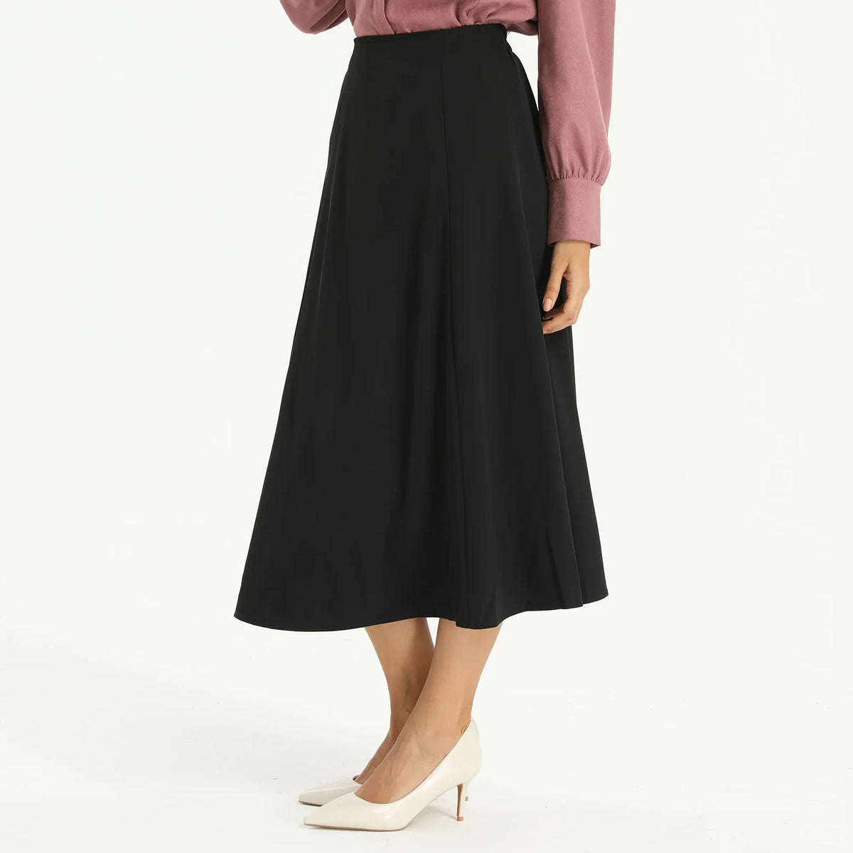 Elegant Plain Skirt for Women Image