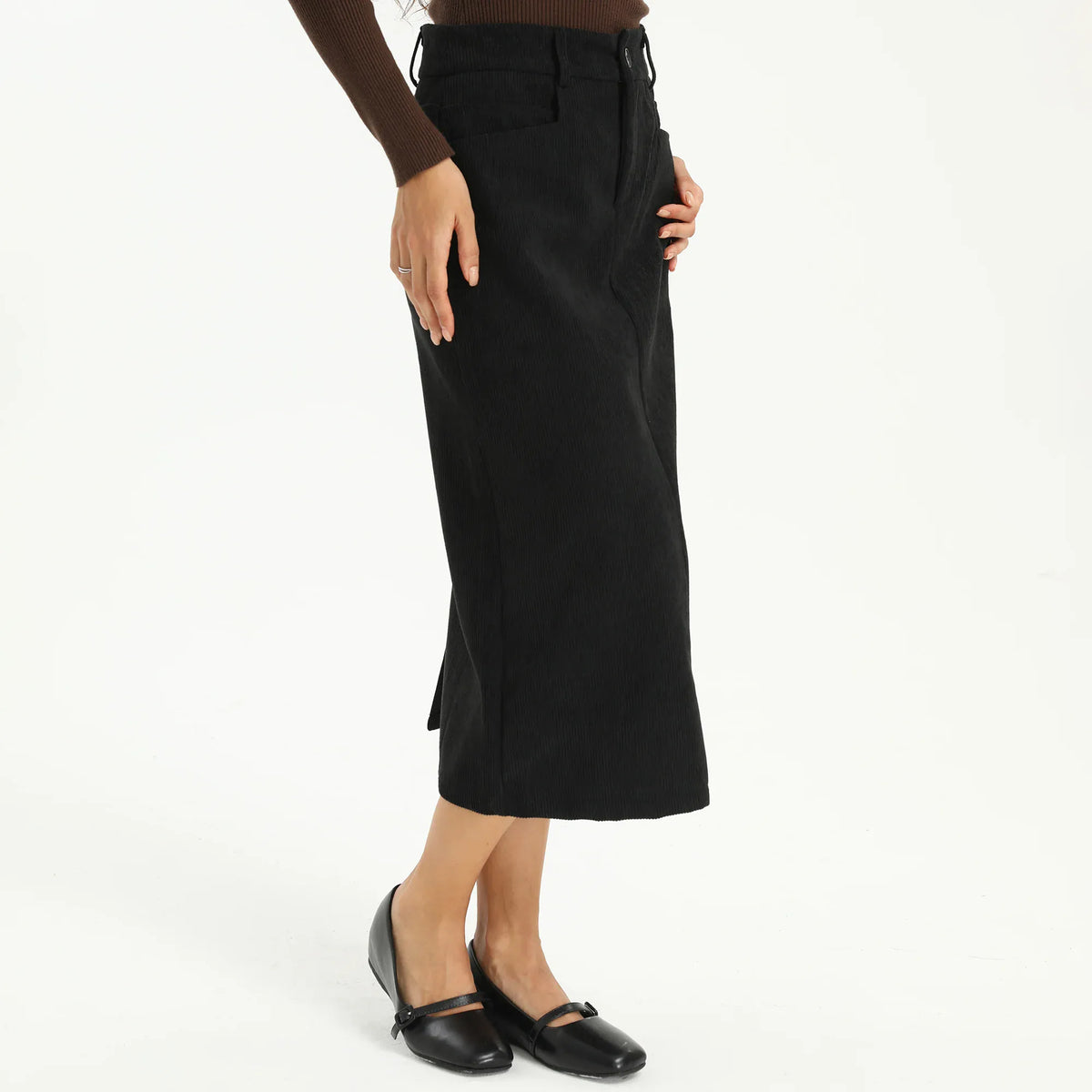 Elegant Plain Skirt for Women Image