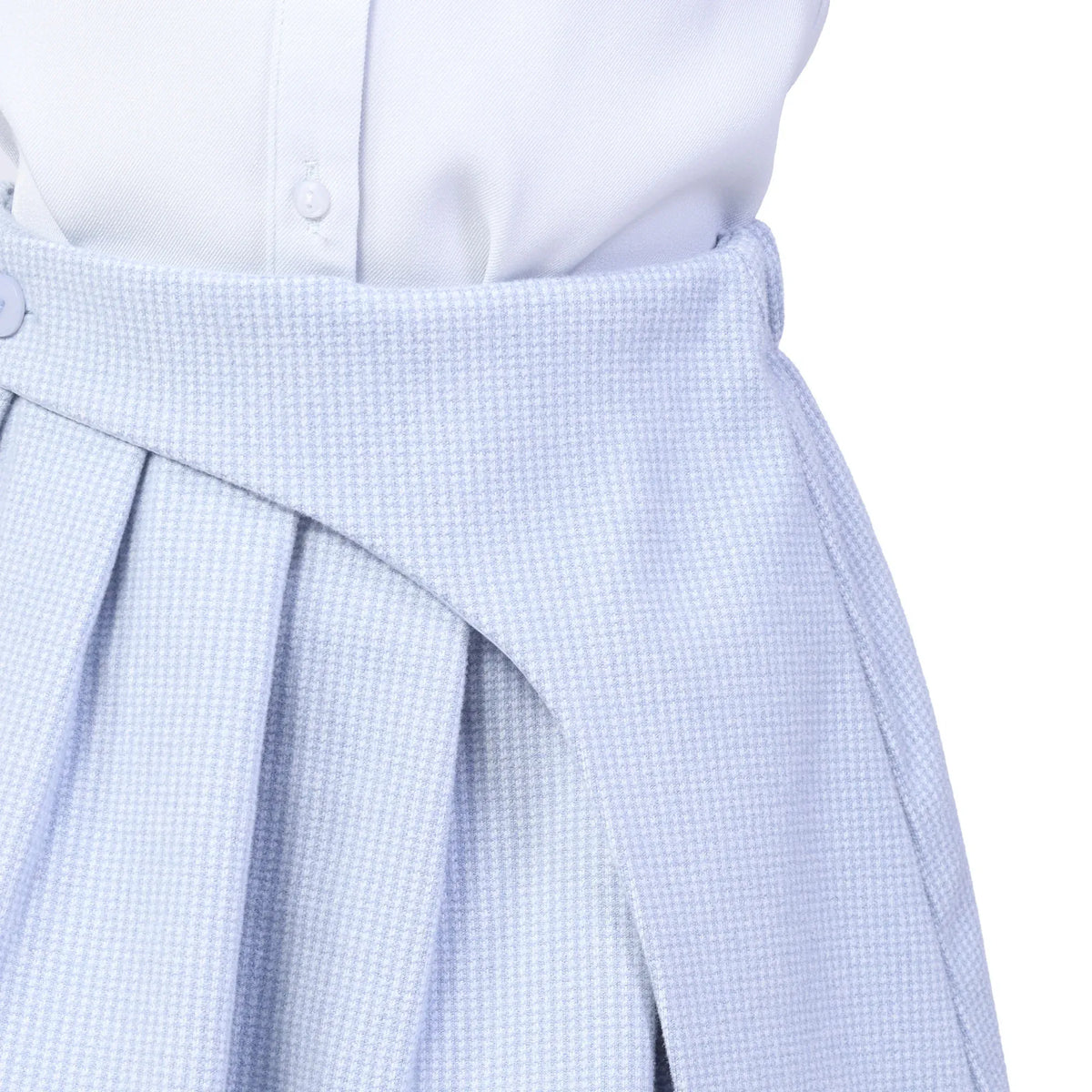 Checked Formal Skirt for Girls Image