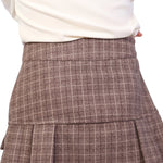 Checked Formal Skirt for Girls Image
