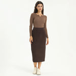 Elegant Plain Skirt for Women Image