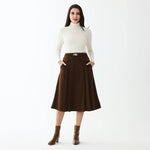 Elegant Plain Skirt for Women Image