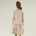 تنورة كاجوال مخططة للبنات