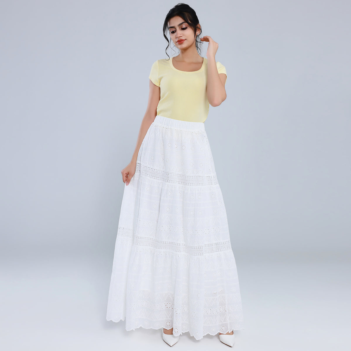 Elegant laced Skirt for Women